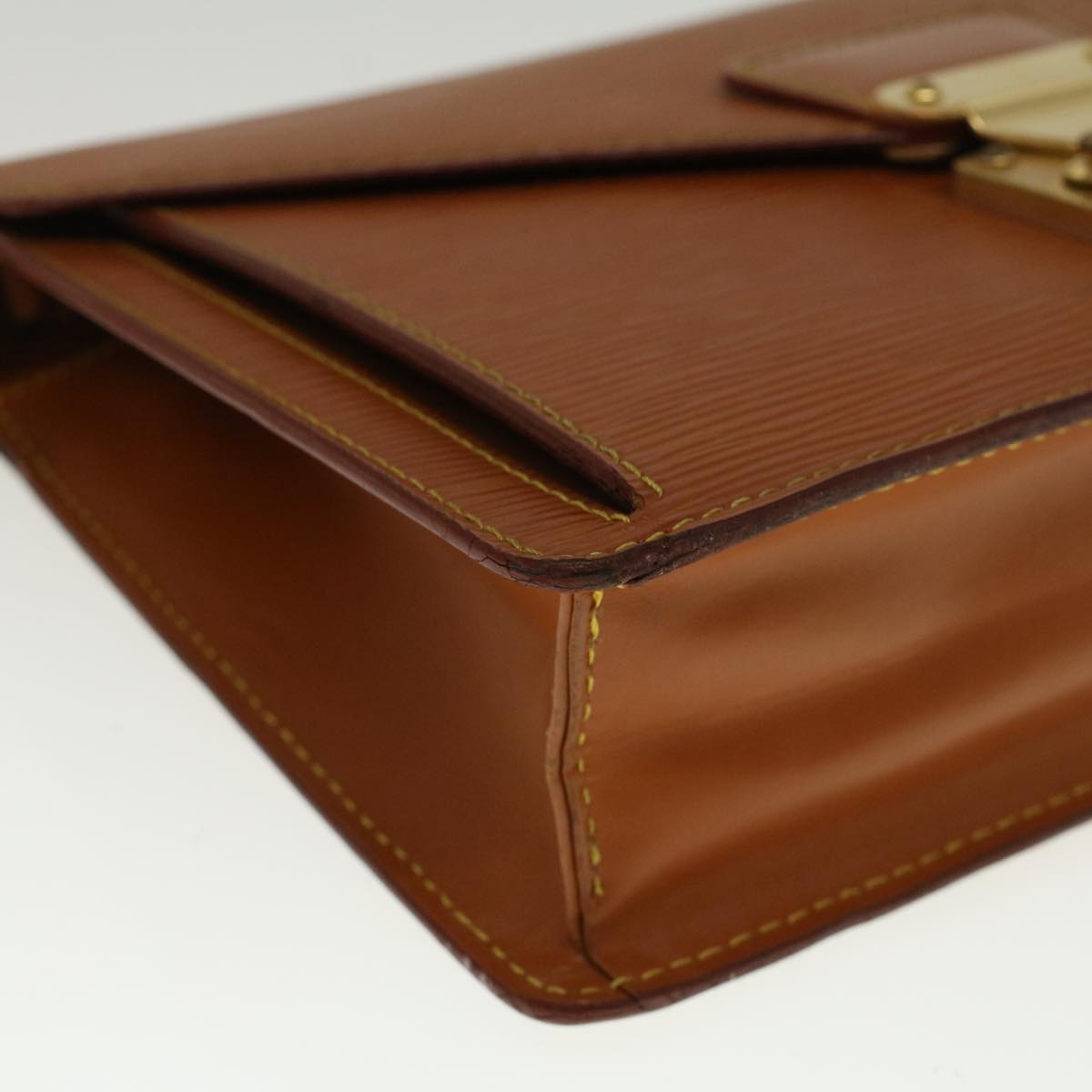 LOUIS VUITTON Epi Sellier Dragonne Clutch Bag Zipangu Gold M52618 LV 57624