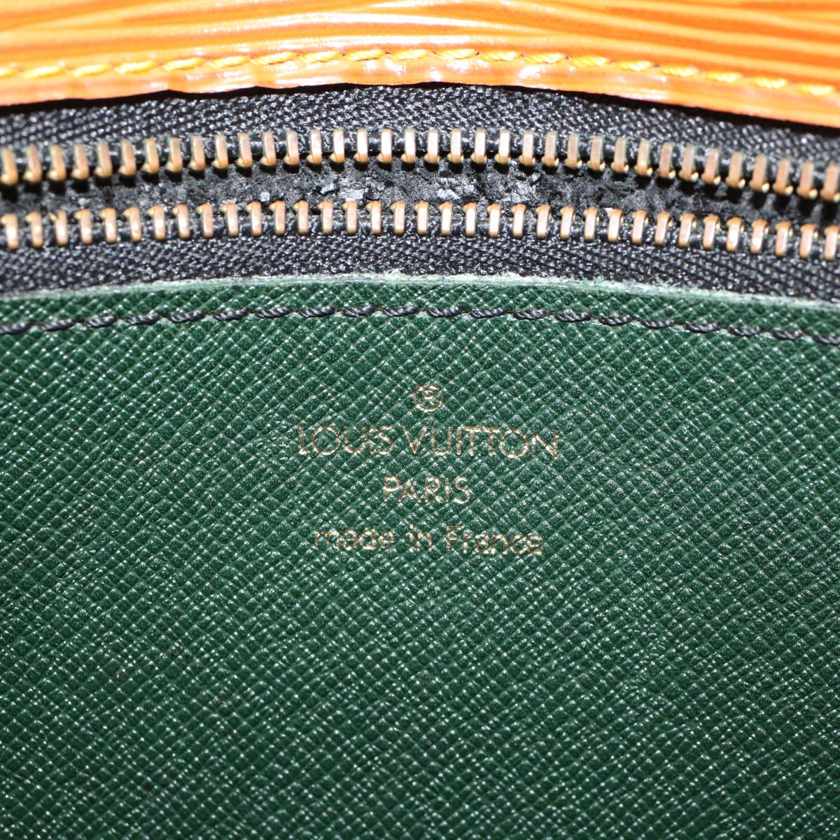 LOUIS VUITTON Epi Sellier Dragonne Clutch Bag Zipangu Gold M52618 LV 57624
