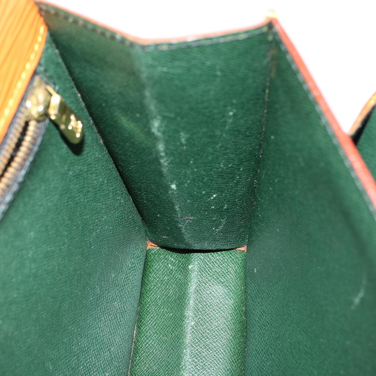 LOUIS VUITTON Epi Sellier Dragonne Clutch Bag Zipangu Gold M52618 LV 57624