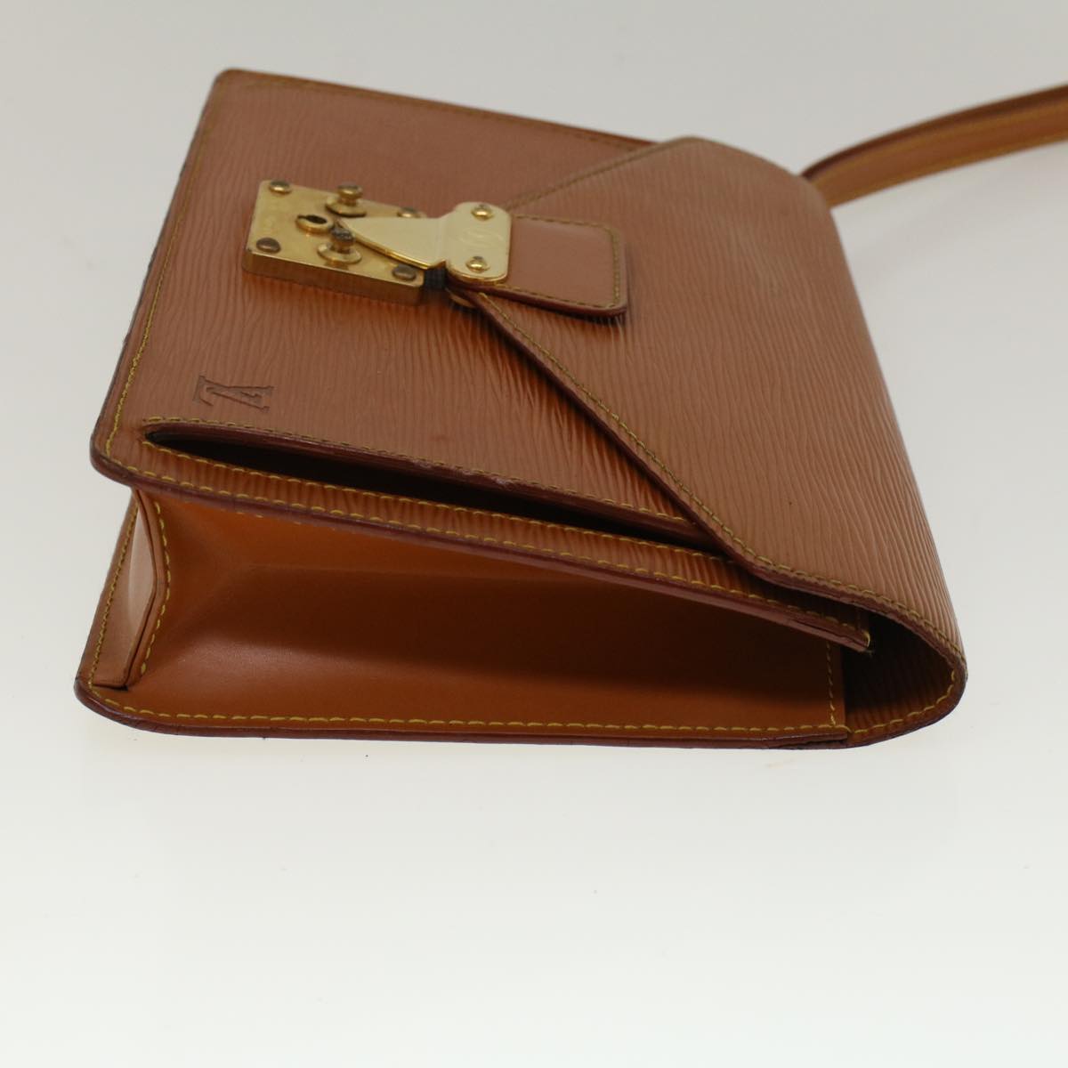 LOUIS VUITTON Epi Sellier Dragonne Clutch Bag Zipangu Gold M52618 LV 57624