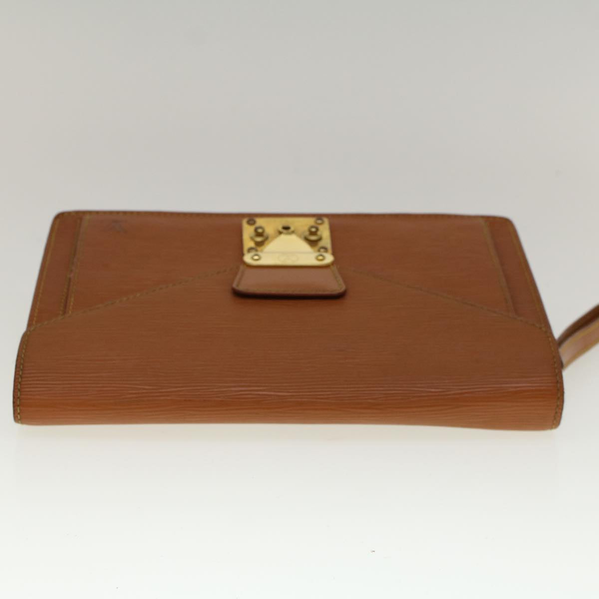 LOUIS VUITTON Epi Sellier Dragonne Clutch Bag Zipangu Gold M52618 LV 57624