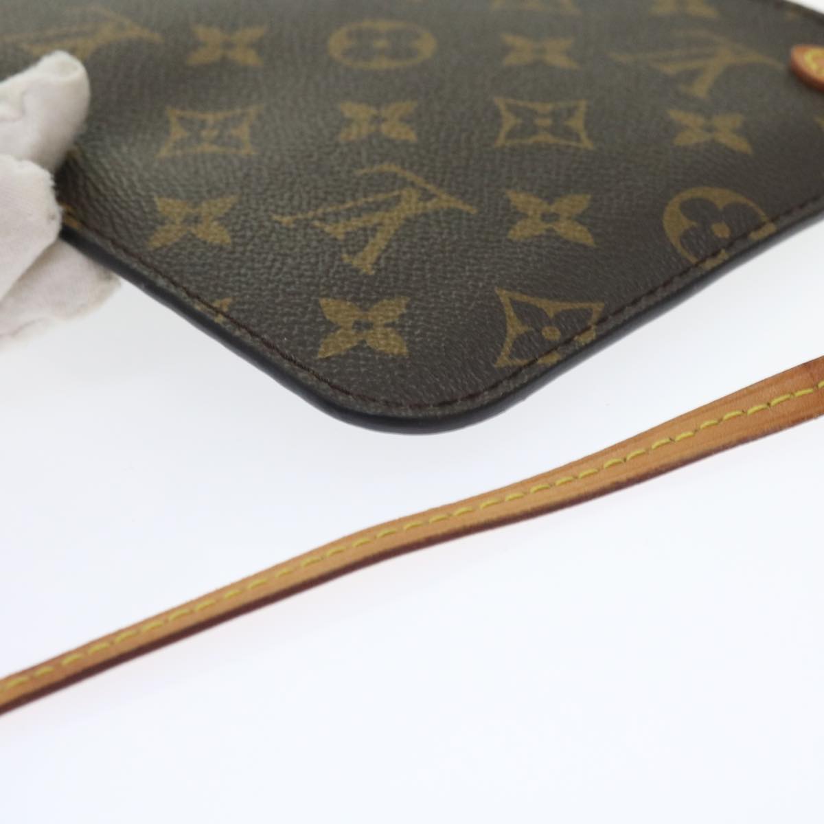 LOUIS VUITTON Monogram Neverfull MM Pouch Accessory Pouch LV 57633