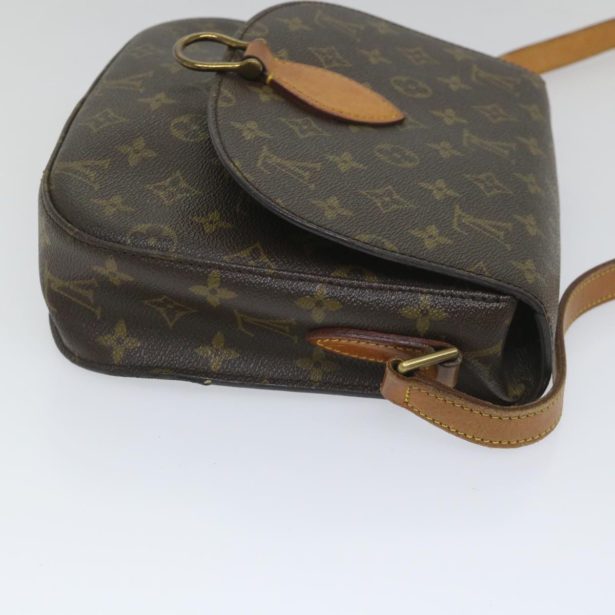 LOUIS VUITTON Monogram Saint Cloud GM Shoulder Bag Vintage M51242 LV 57656