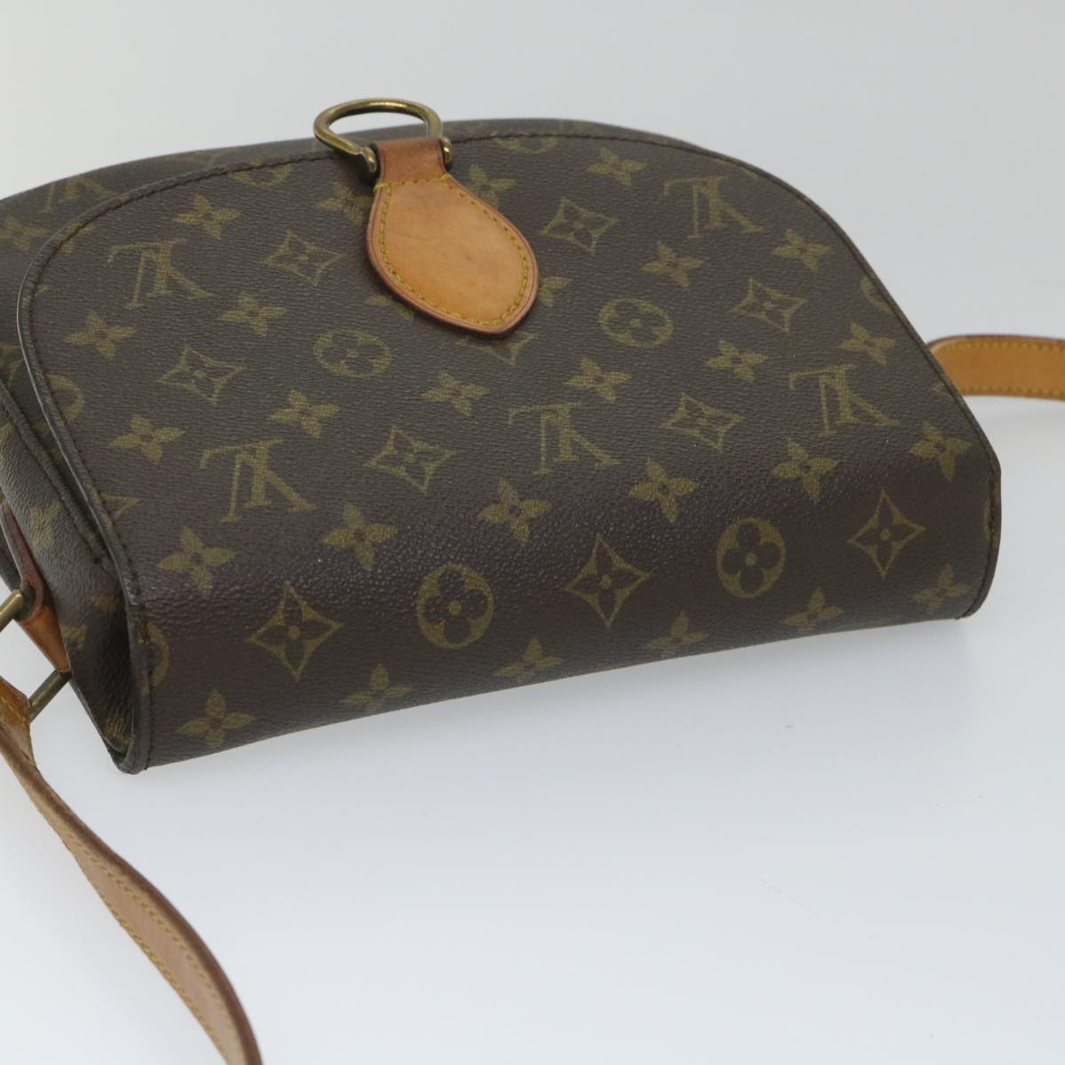 LOUIS VUITTON Monogram Saint Cloud GM Shoulder Bag Vintage M51242 LV 57656