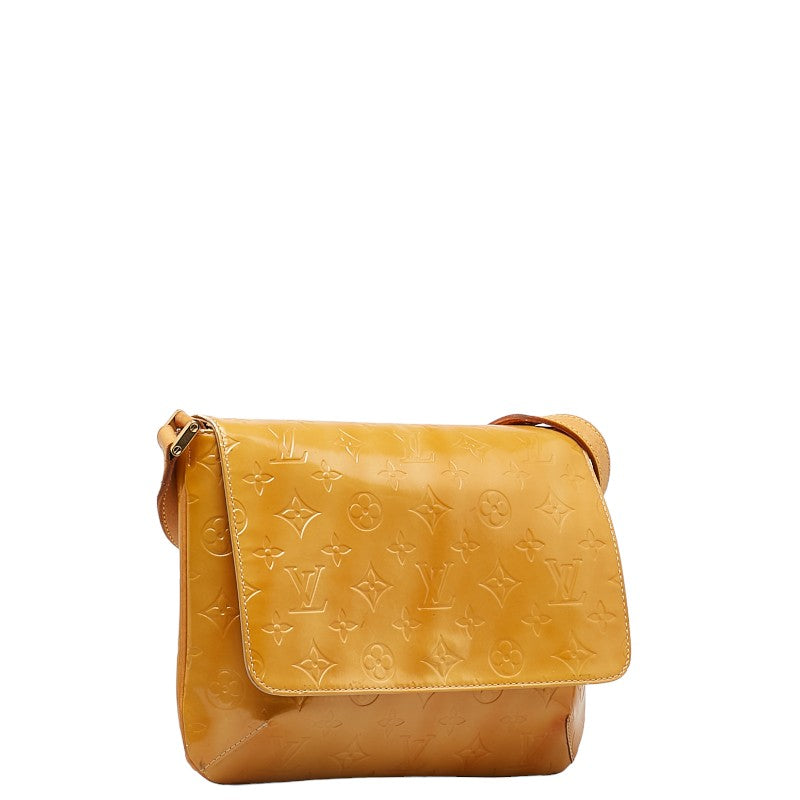 Louis Vuitton Monogram Vernis Thompson Street Shoulder Bag M91008 Yellow Patent Leather  Louis Vuitton