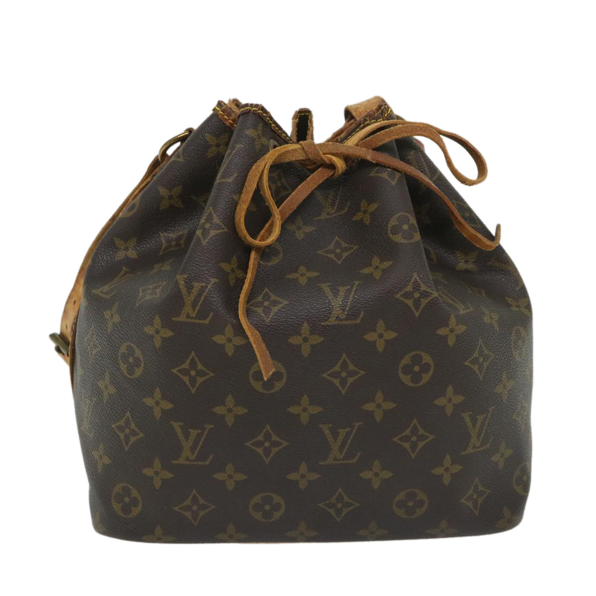 LOUIS VUITTON Monogram Petit Noe Shoulder Bag M42226 LV 57692