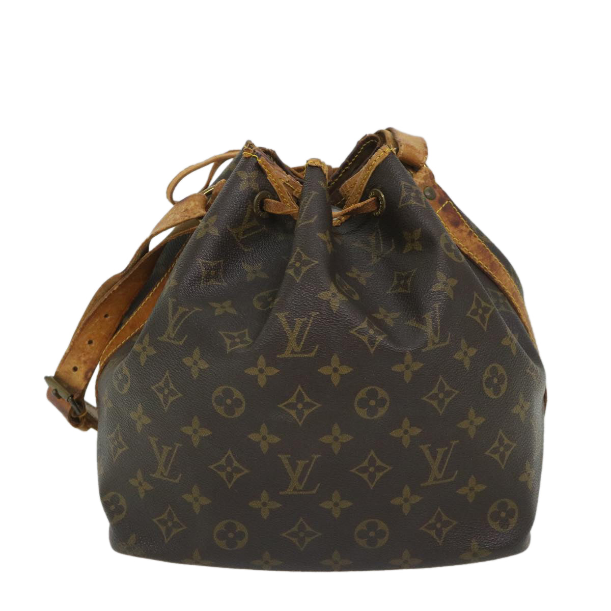 LOUIS VUITTON Monogram Petit Noe Shoulder Bag M42226 LV 57692