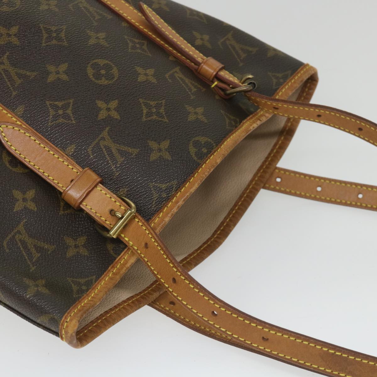 LOUIS VUITTON Monogram Bucket GM Shoulder Bag M42236 LV 57696