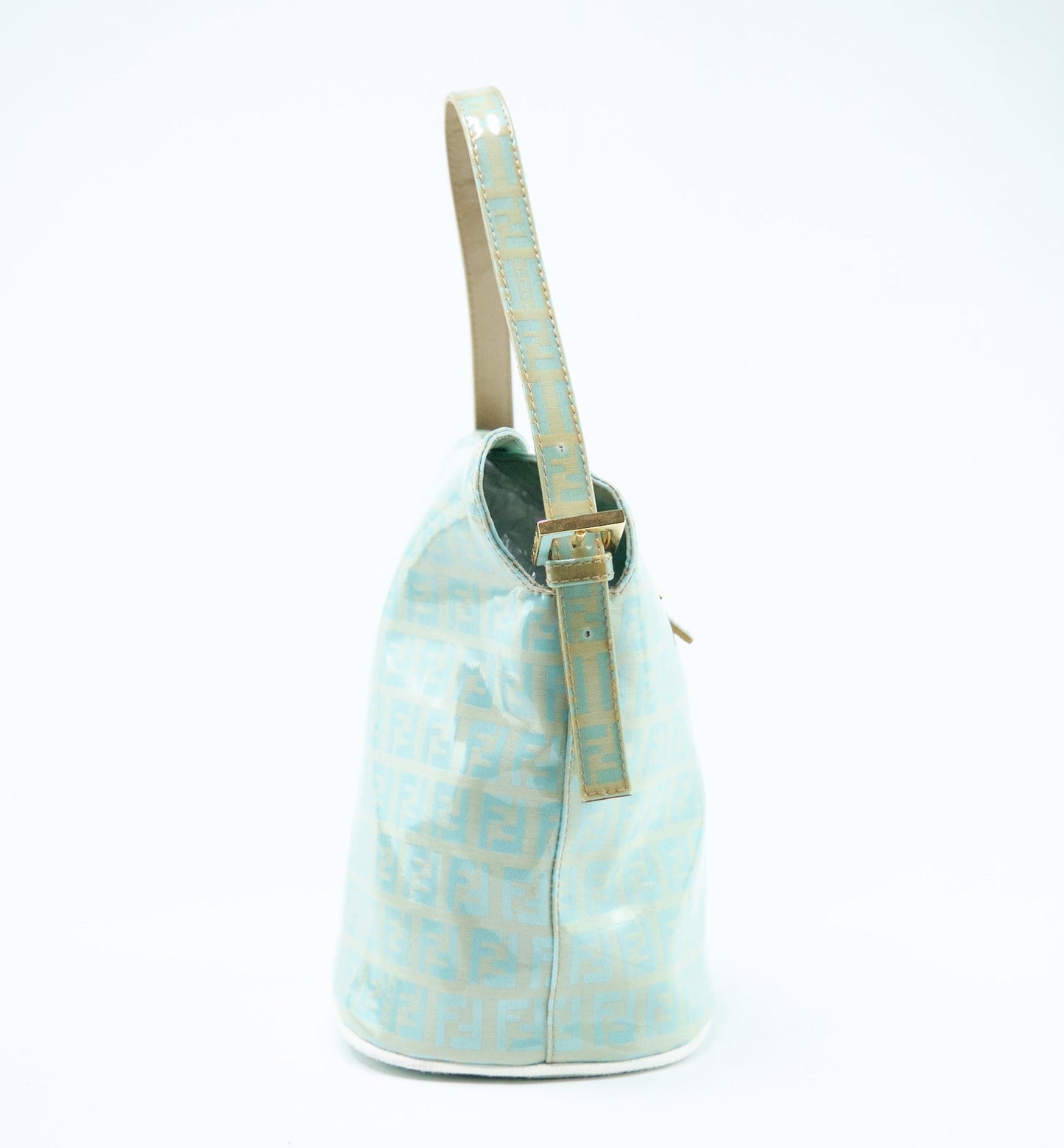 Luxury FendiZucchino Canvas Bucket Bag - '10s