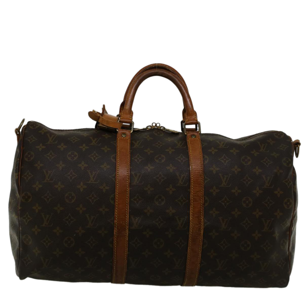 LOUIS VUITTON Monogram Keepall Bandouliere 50 Boston Bag M41416 LV 57710
