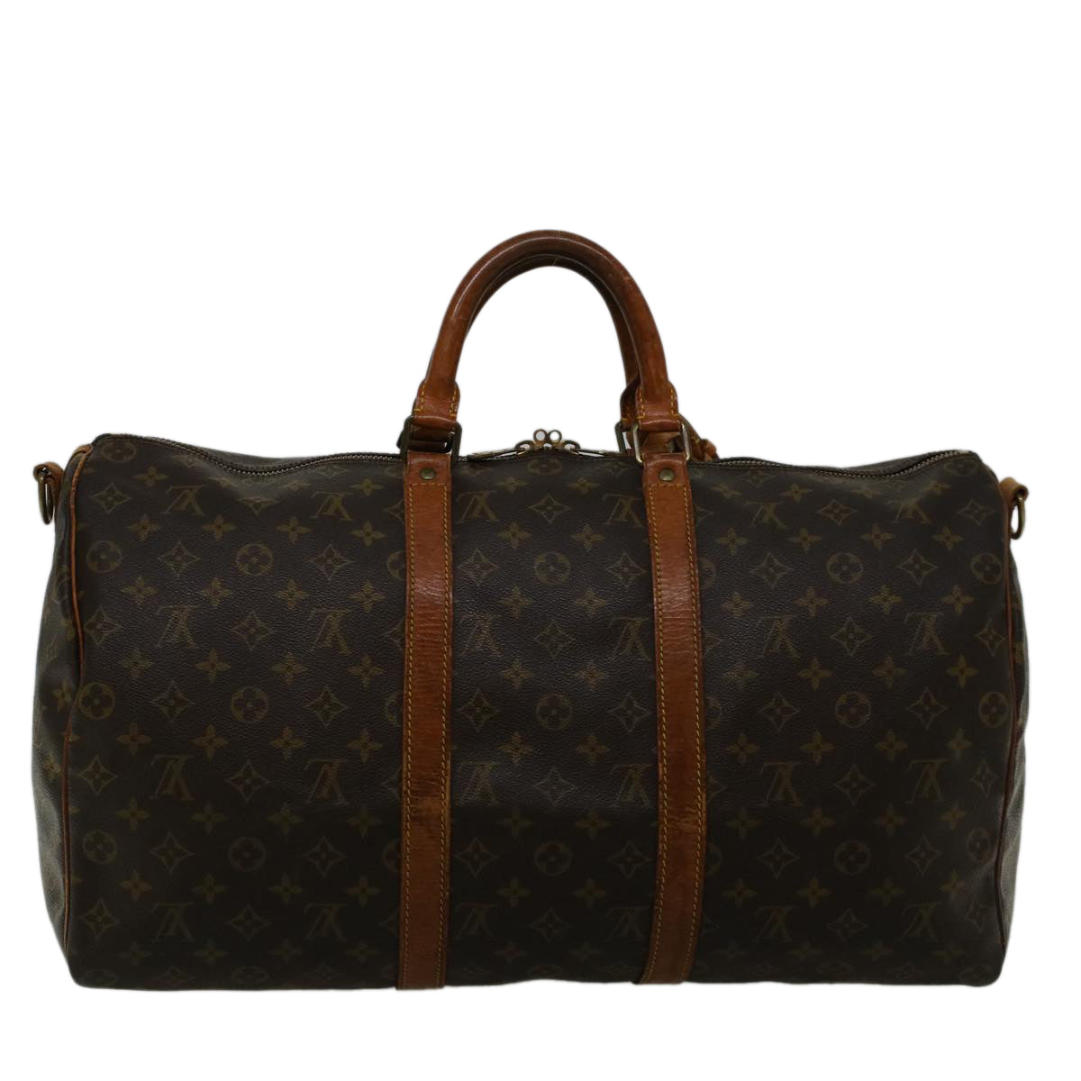 LOUIS VUITTON Monogram Keepall Bandouliere 50 Boston Bag M41416 LV 57710