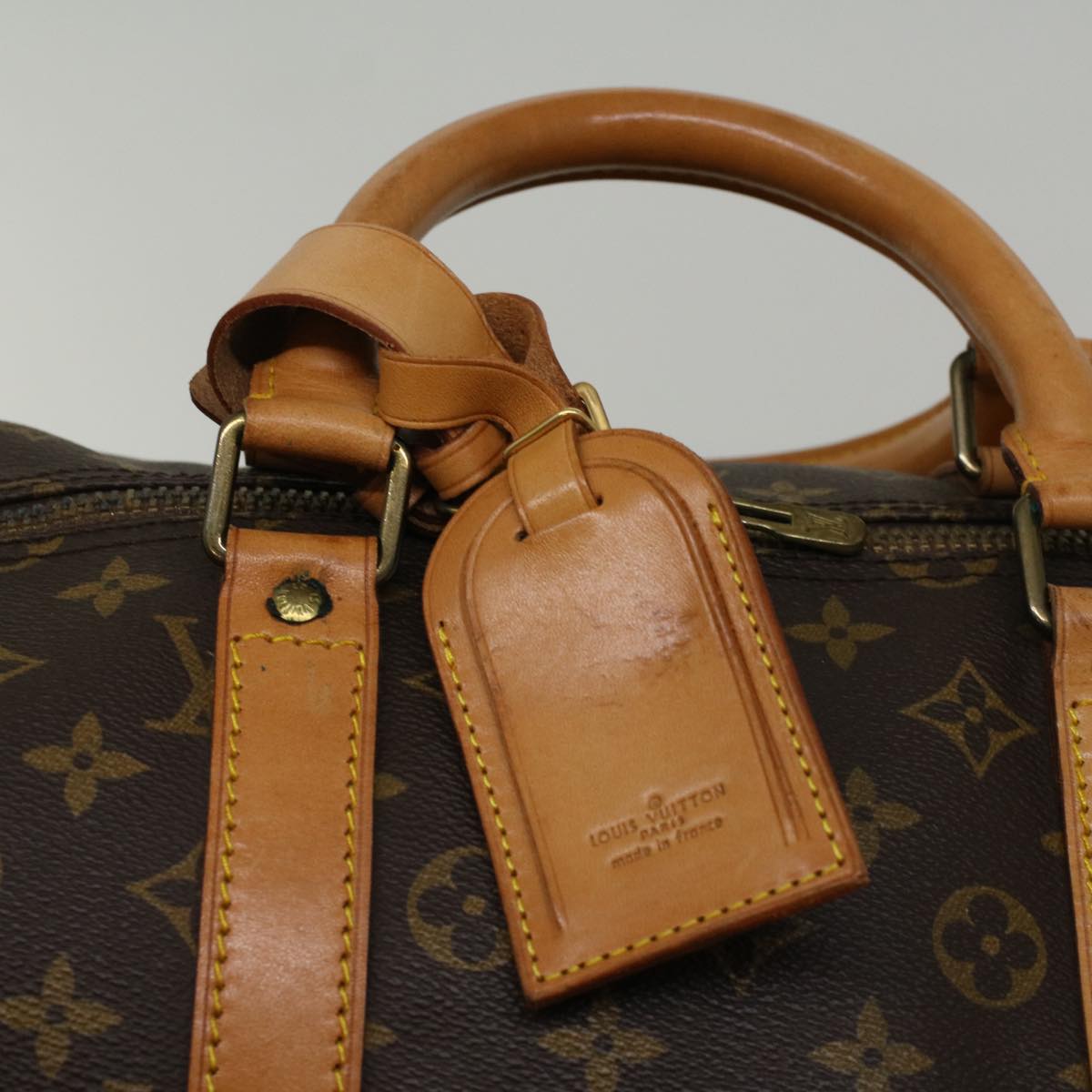 LOUIS VUITTON Monogram Keepall 55 Boston Bag M41424 LV 57713