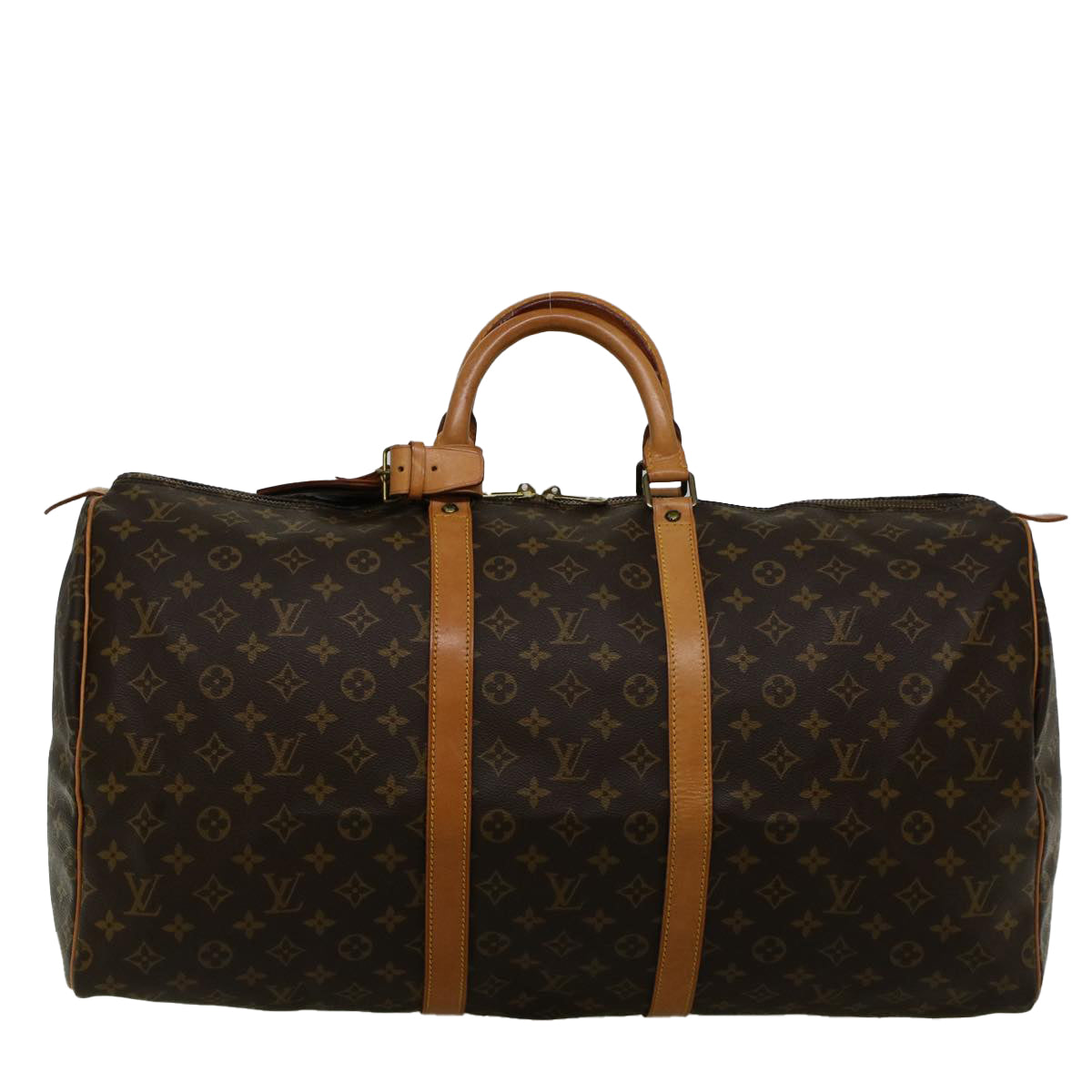LOUIS VUITTON Monogram Keepall 55 Boston Bag M41424 LV 57713