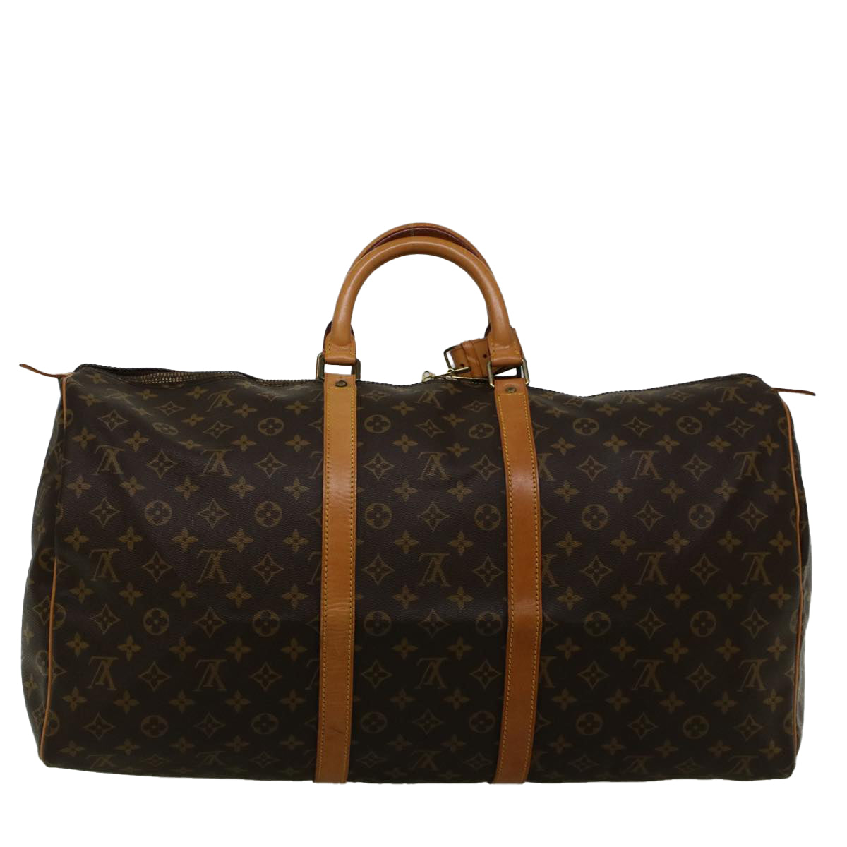 LOUIS VUITTON Monogram Keepall 55 Boston Bag M41424 LV 57713