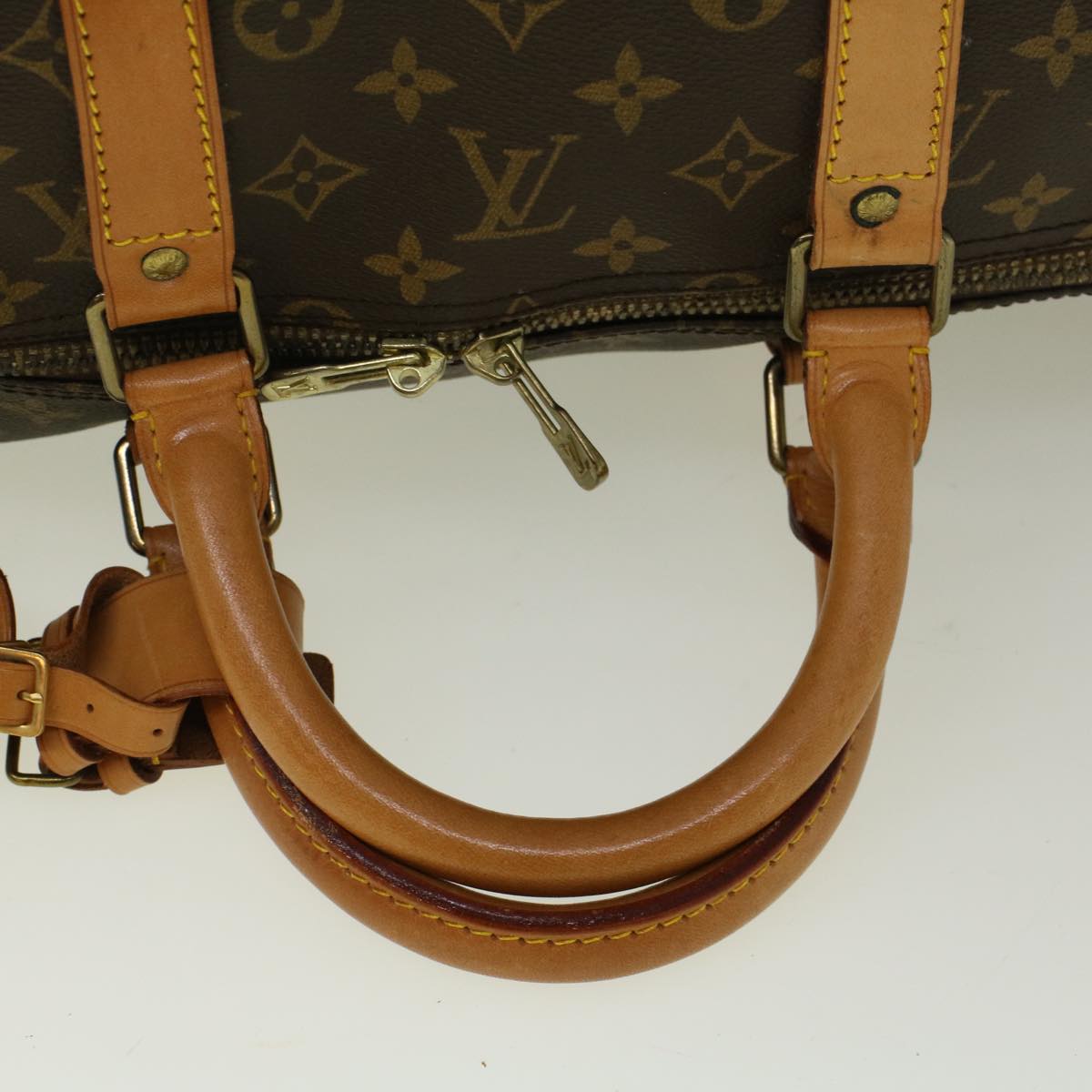 LOUIS VUITTON Monogram Keepall 55 Boston Bag M41424 LV 57713