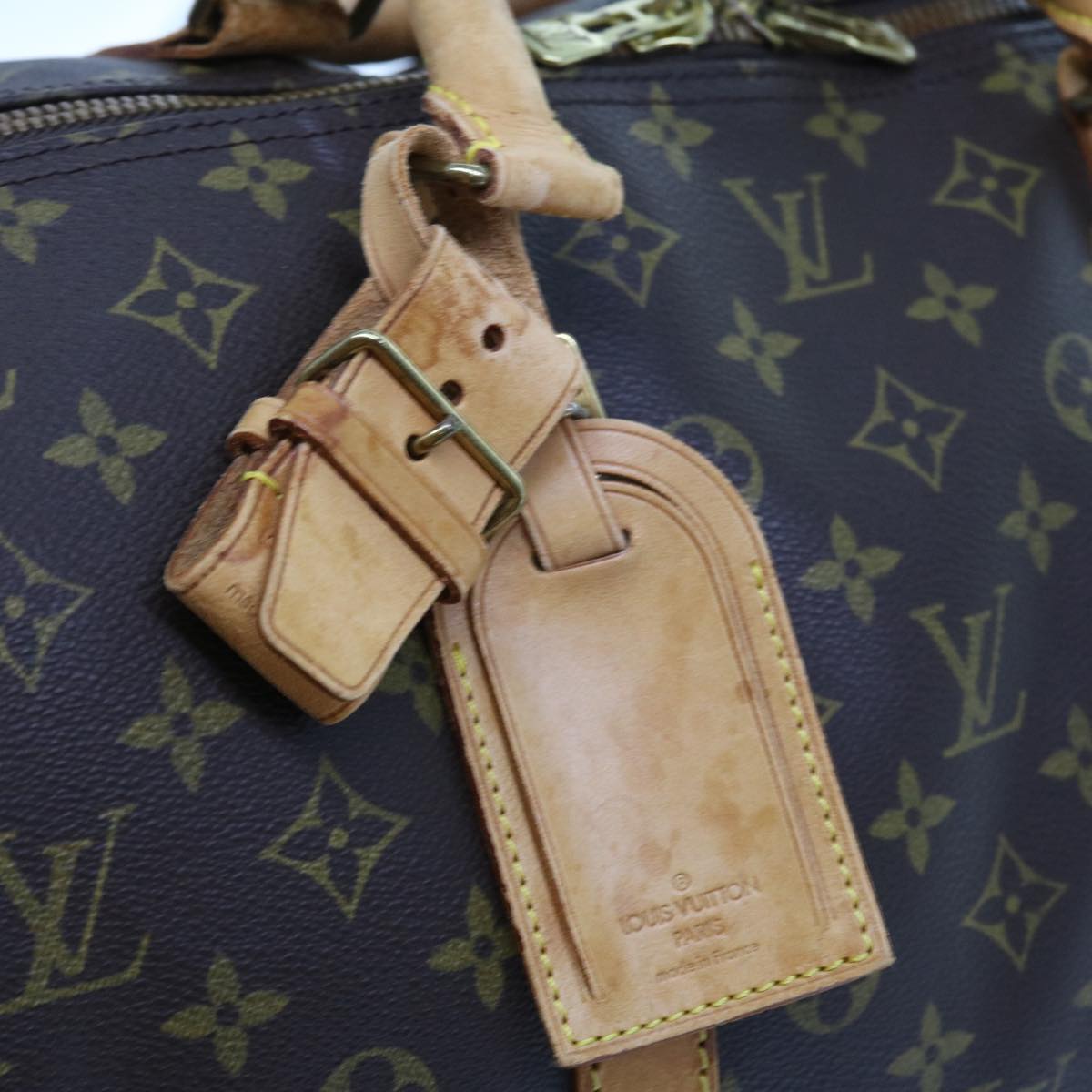 LOUIS VUITTON Monogram Keepall Bandouliere 60 Boston Bag M41412 LV 57717