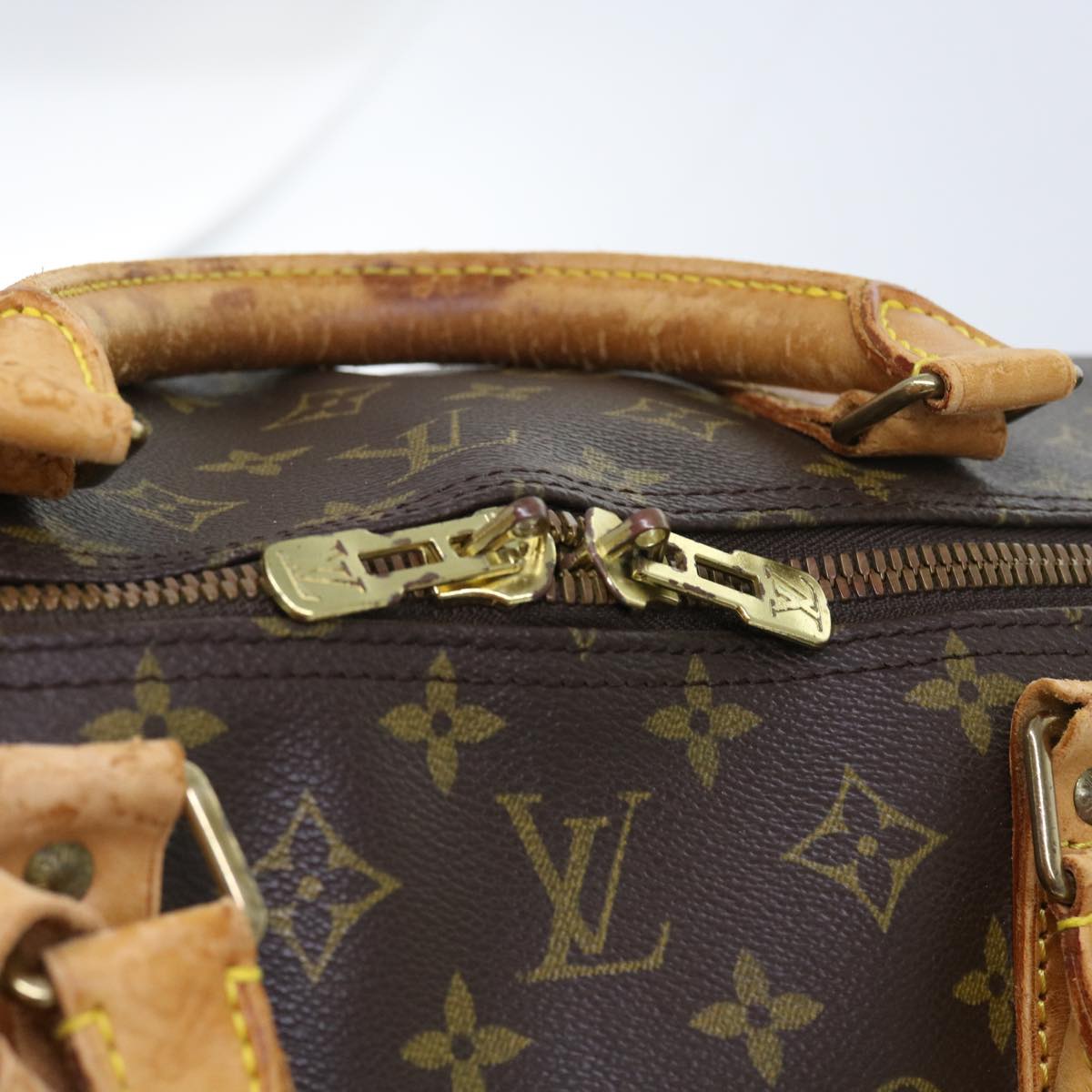 LOUIS VUITTON Monogram Keepall Bandouliere 60 Boston Bag M41412 LV 57717
