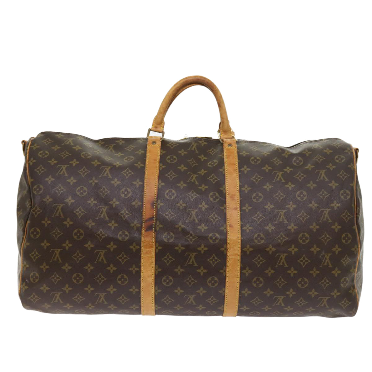 LOUIS VUITTON Monogram Keepall Bandouliere 60 Boston Bag M41412 LV 57717