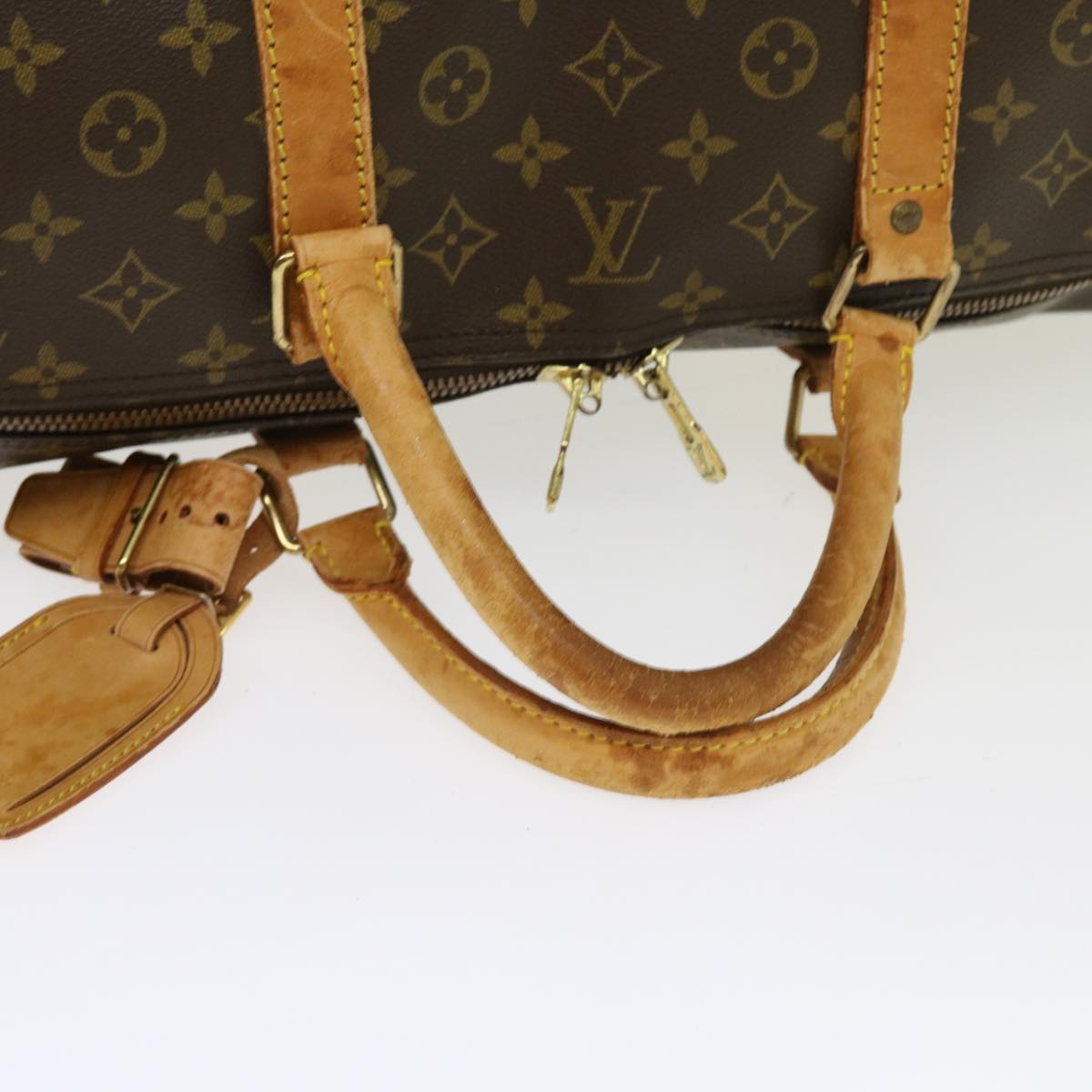 LOUIS VUITTON Monogram Keepall Bandouliere 60 Boston Bag M41412 LV 57717