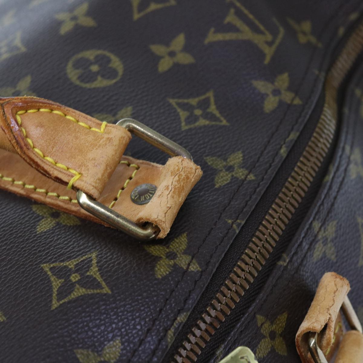 LOUIS VUITTON Monogram Keepall Bandouliere 60 Boston Bag M41412 LV 57717