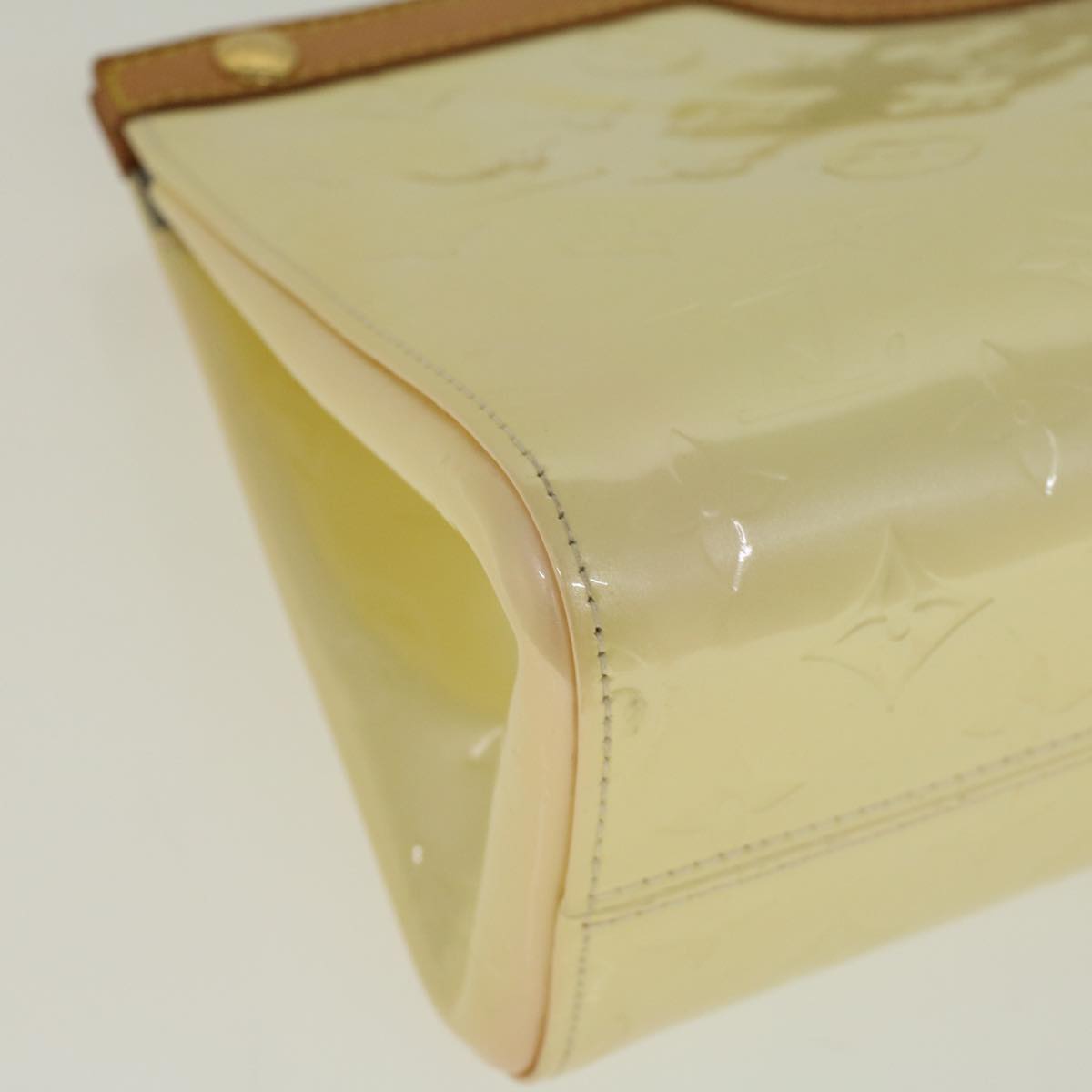 LOUIS VUITTON Monogram Vernis Roxbury Drive Hand Bag Perle M91374 LV 57729