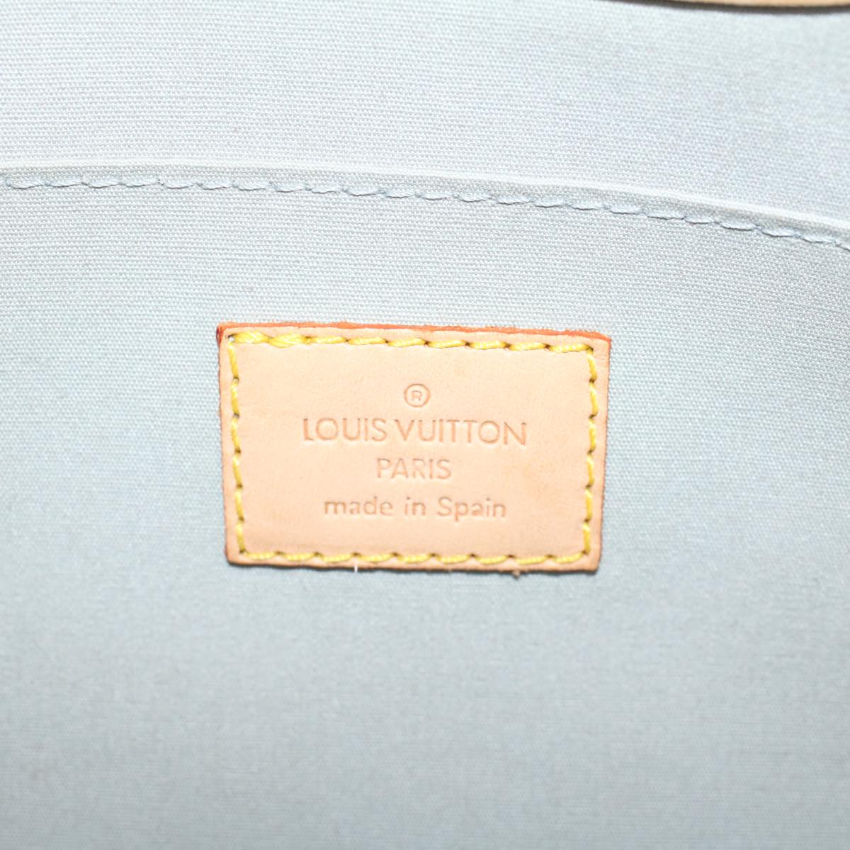 LOUIS VUITTON Monogram Vernis Roxbury Drive Hand Bag Perle M91374 LV 57729