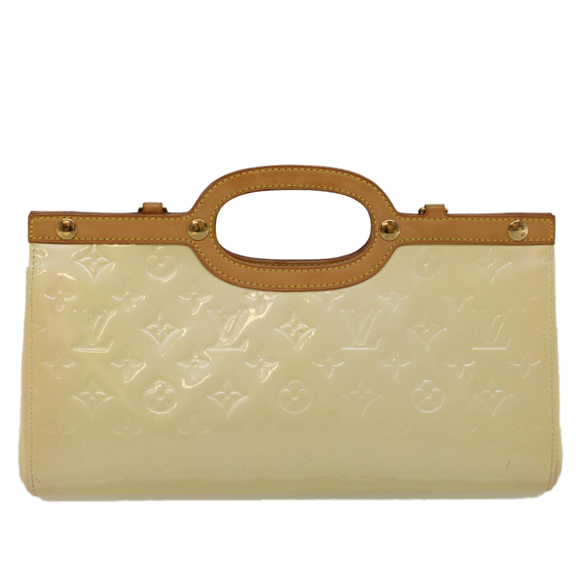 LOUIS VUITTON Monogram Vernis Roxbury Drive Hand Bag Perle M91374 LV 57729