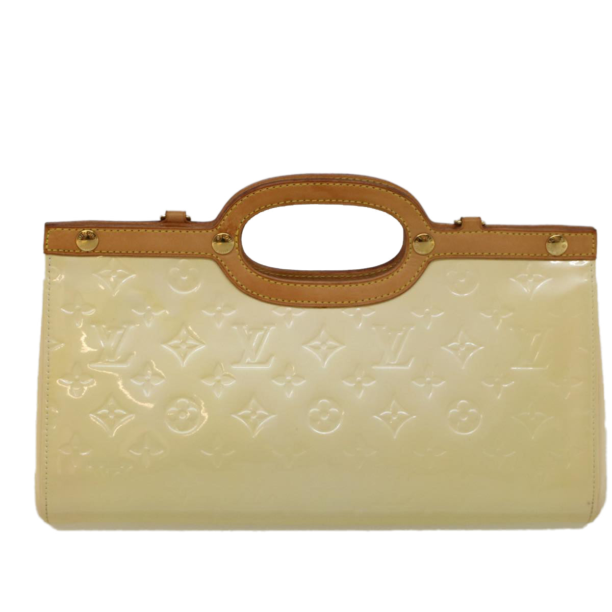 LOUIS VUITTON Monogram Vernis Roxbury Drive Hand Bag Perle M91374 LV 57729