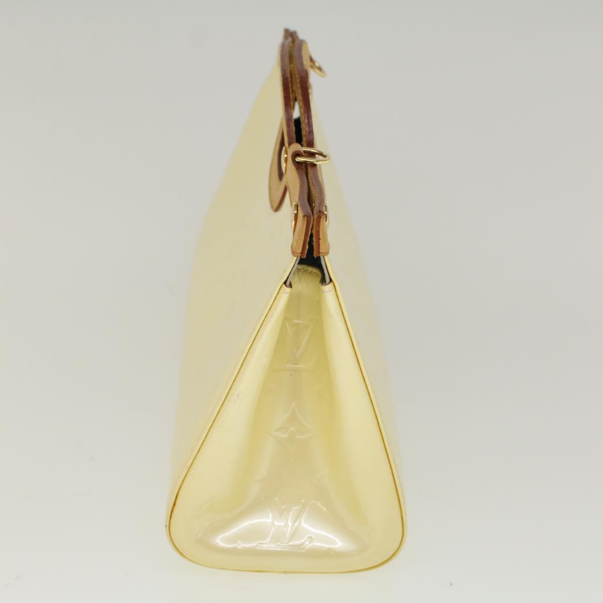 LOUIS VUITTON Monogram Vernis Roxbury Drive Hand Bag Perle M91374 LV 57730
