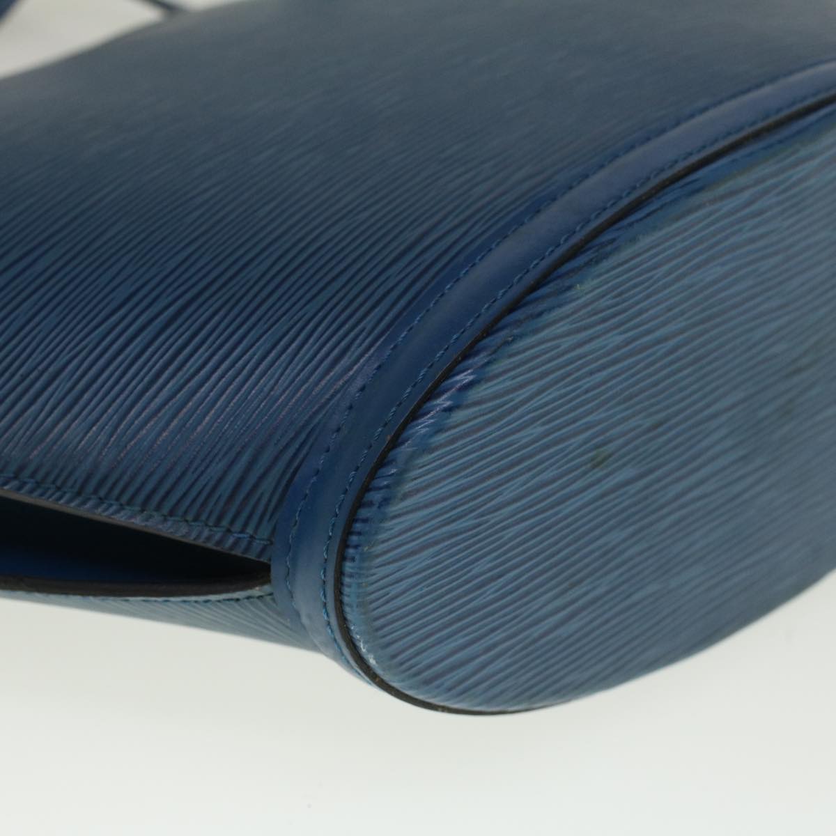 LOUIS VUITTON Epi Saint Jacques Hand Bag Blue M52265 LV 57732