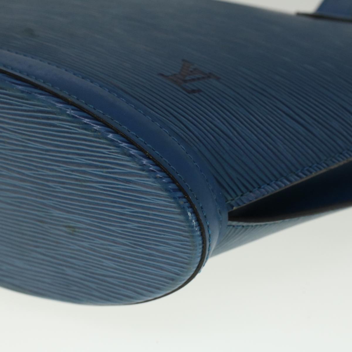 LOUIS VUITTON Epi Saint Jacques Hand Bag Blue M52265 LV 57732