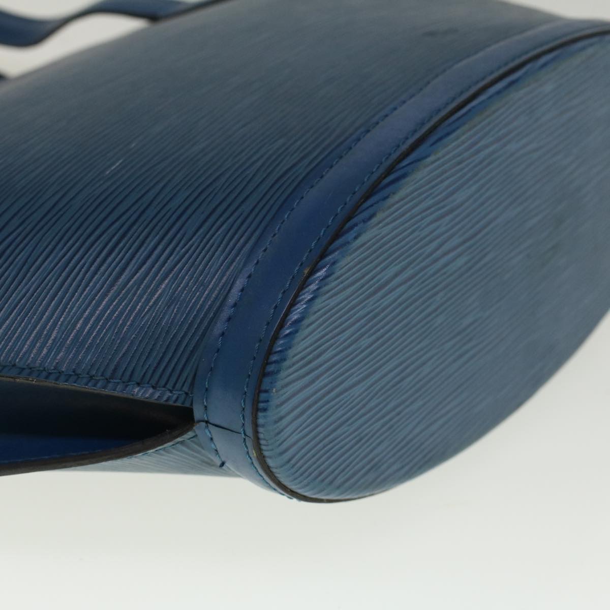 LOUIS VUITTON Epi Saint Jacques Hand Bag Blue M52265 LV 57732