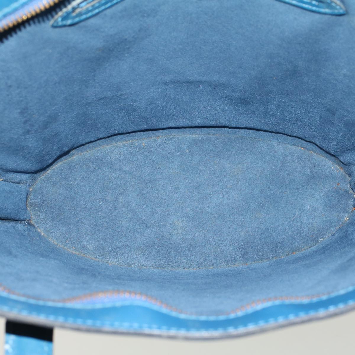 LOUIS VUITTON Epi Saint Jacques Hand Bag Blue M52265 LV 57732