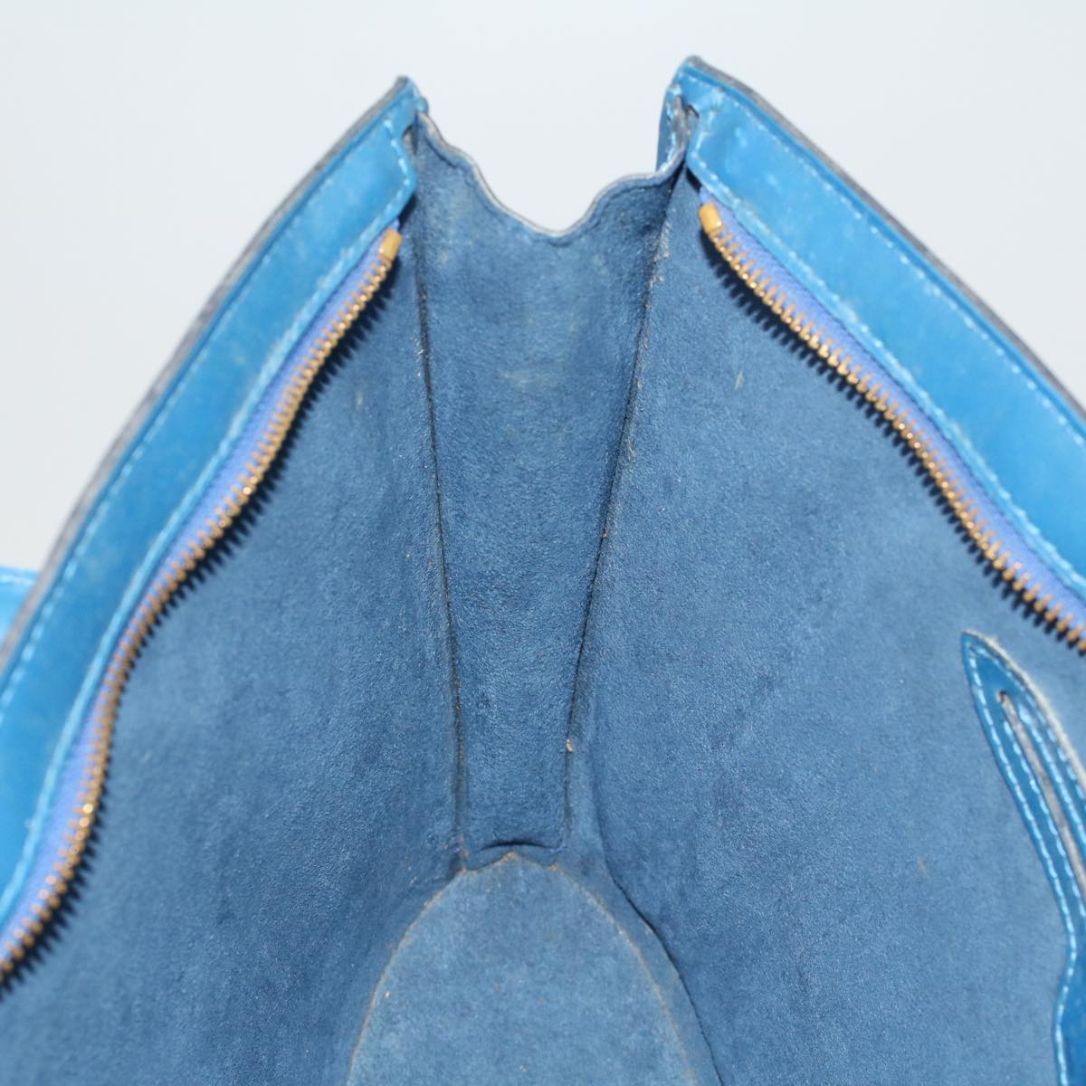 LOUIS VUITTON Epi Saint Jacques Hand Bag Blue M52265 LV 57732