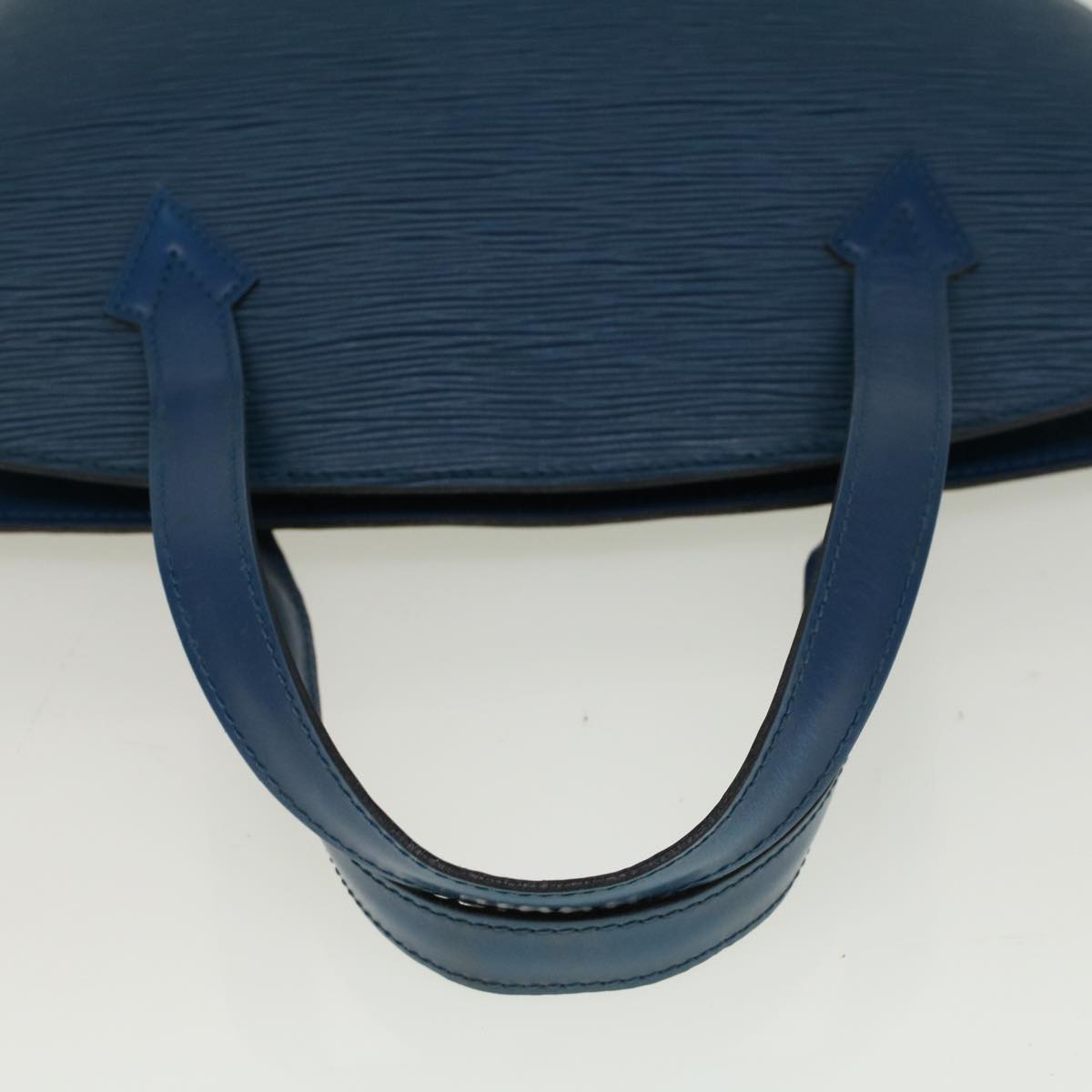 LOUIS VUITTON Epi Saint Jacques Hand Bag Blue M52265 LV 57732
