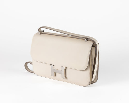 Luxury Hermes Nata Swift Elan Constance w/ Palladium Hardware