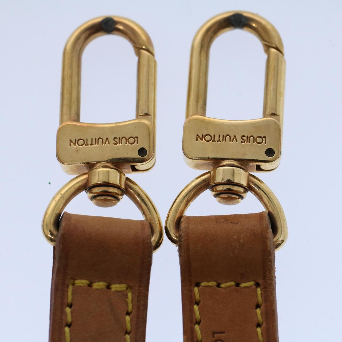 LOUIS VUITTON Shoulder Strap Leather 35.8"" Beige LV 57806