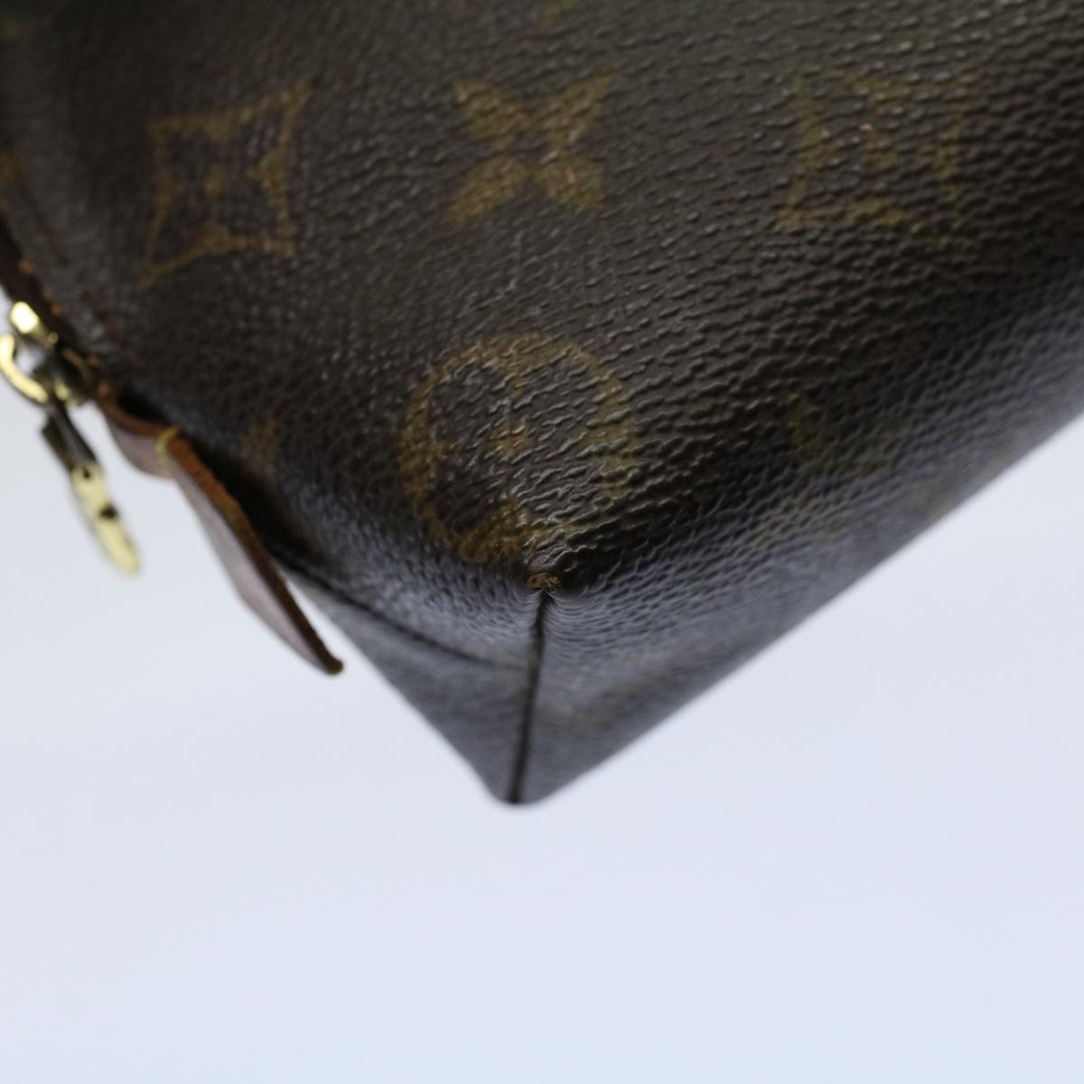 LOUIS VUITTON Monogram Pochette Cosmetic PM Cosmetic Pouch M47515 LV 57871