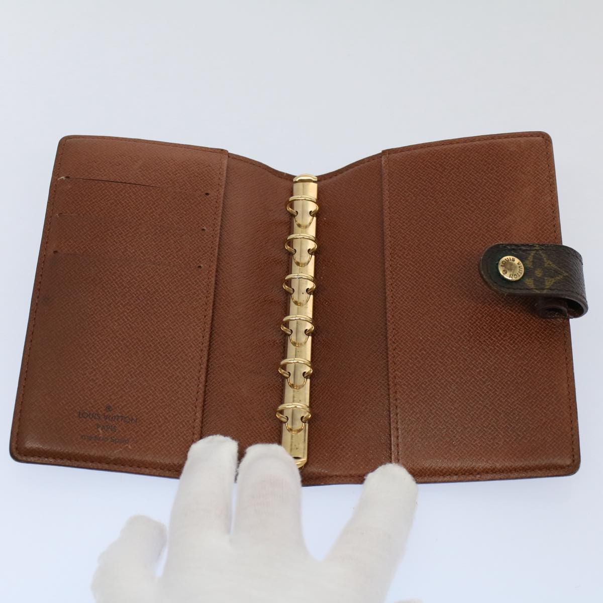 LOUIS VUITTON Monogram Agenda PM Day Planner Cover R20005 LV 57873