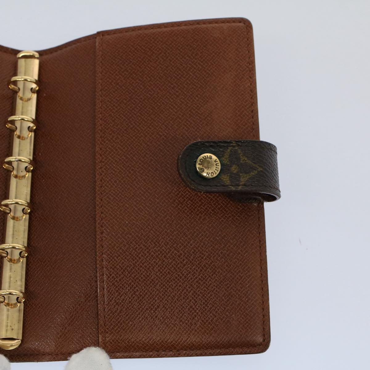 LOUIS VUITTON Monogram Agenda PM Day Planner Cover R20005 LV 57873