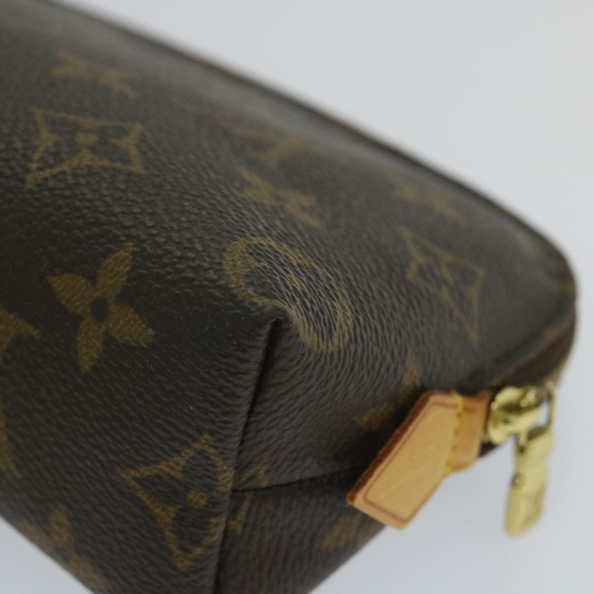 LOUIS VUITTON Monogram Pochette Cosmetic PM Cosmetic Pouch M47515 LV 57880