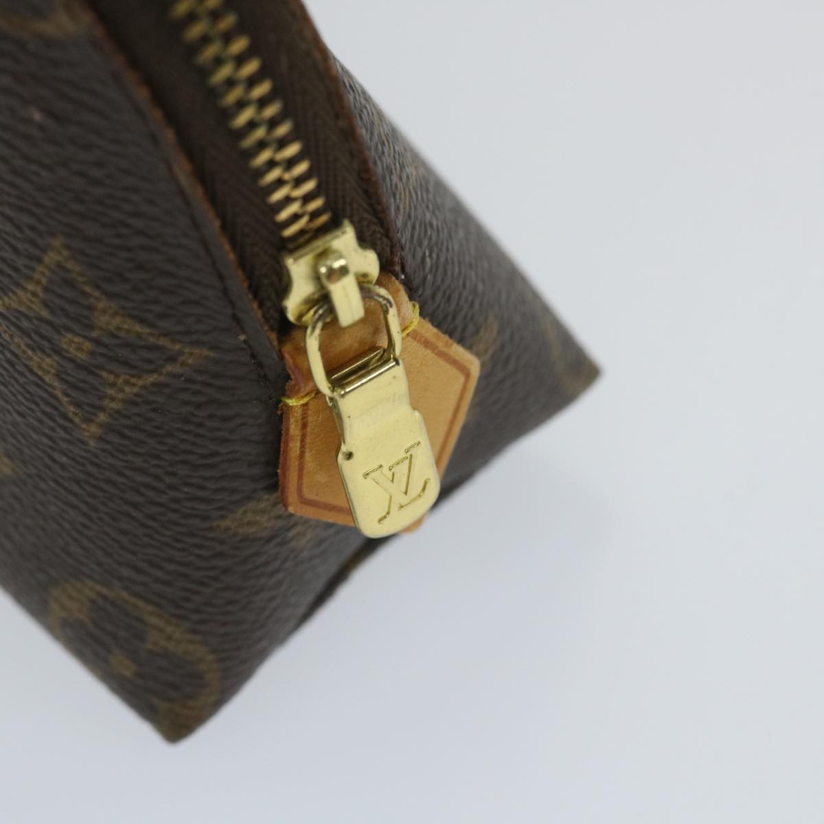 LOUIS VUITTON Monogram Pochette Cosmetic PM Cosmetic Pouch M47515 LV 57880