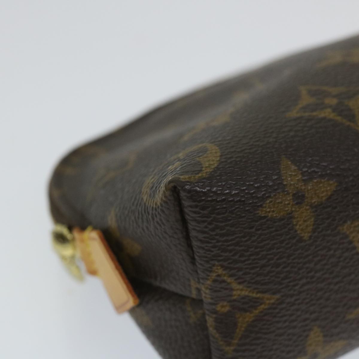 LOUIS VUITTON Monogram Pochette Cosmetic PM Cosmetic Pouch M47515 LV 57880