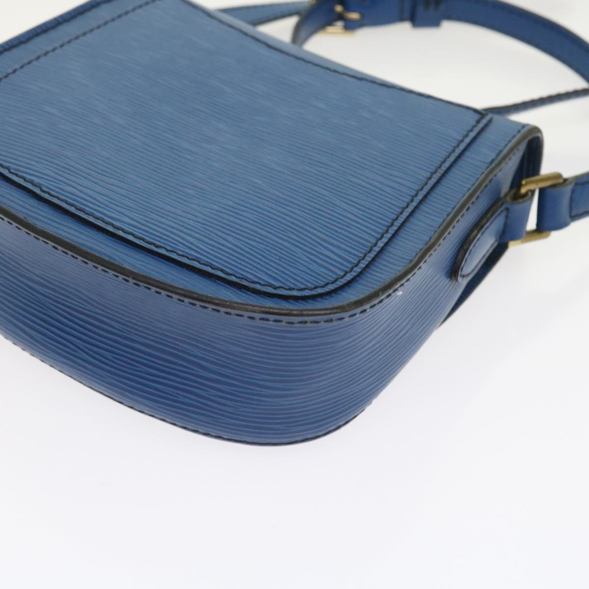LOUIS VUITTON Epi Saint Cloud PM Shoulder Bag Blue M52195 LV 57894
