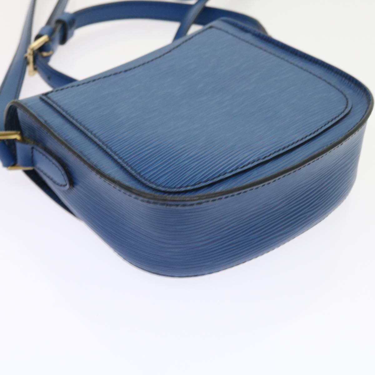 LOUIS VUITTON Epi Saint Cloud PM Shoulder Bag Blue M52195 LV 57894