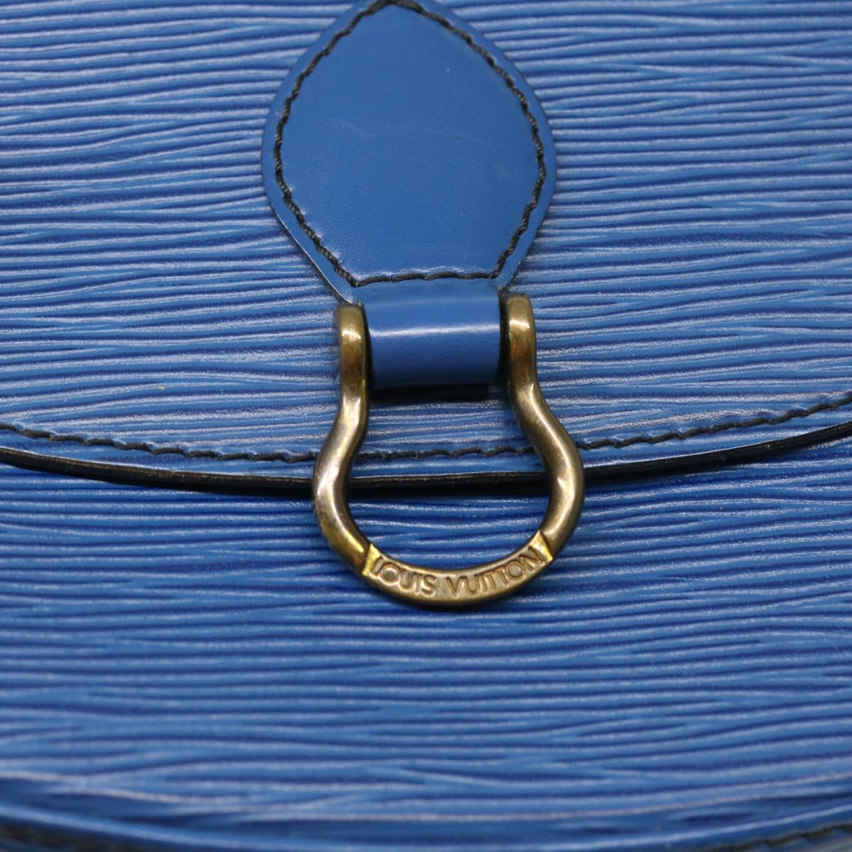 LOUIS VUITTON Epi Saint Cloud PM Shoulder Bag Blue M52195 LV 57894