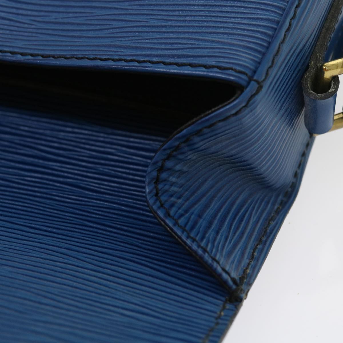 LOUIS VUITTON Epi Saint Cloud PM Shoulder Bag Blue M52195 LV 57894