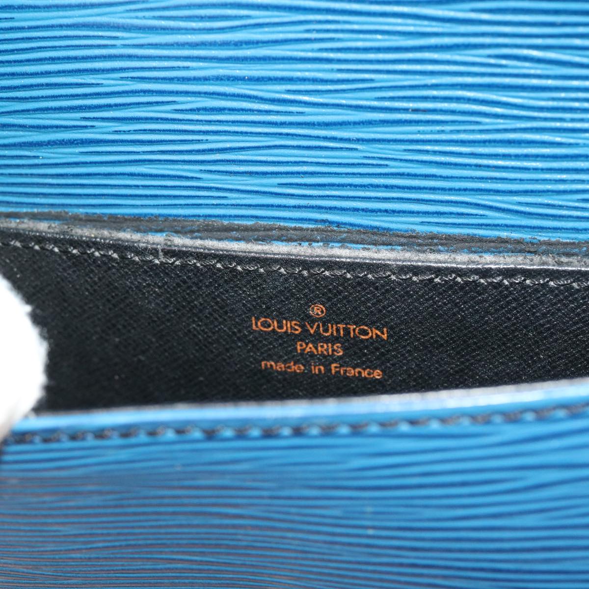 LOUIS VUITTON Epi Saint Cloud PM Shoulder Bag Blue M52195 LV 57894
