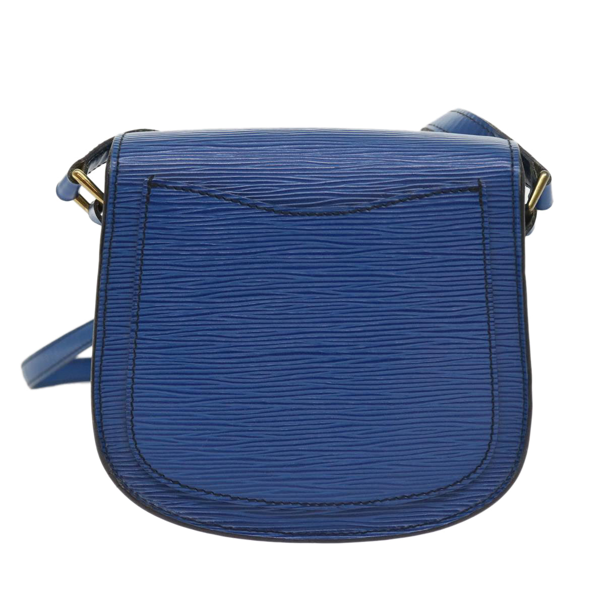 LOUIS VUITTON Epi Saint Cloud PM Shoulder Bag Blue M52195 LV 57894