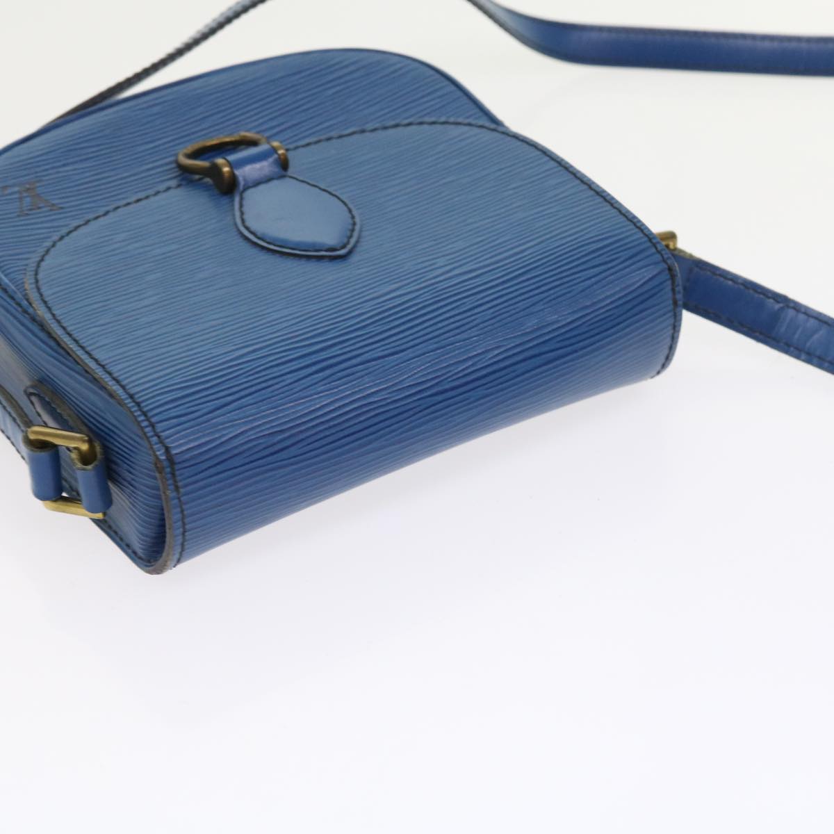 LOUIS VUITTON Epi Saint Cloud PM Shoulder Bag Blue M52195 LV 57894